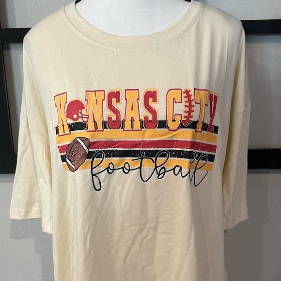 Tops - Kansas City Football Graphic Tee